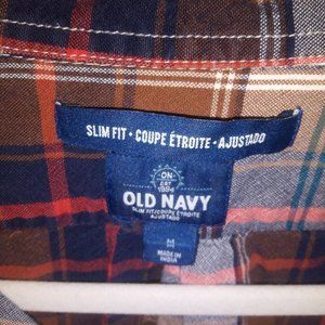 Flannel Long Sleeve Button Up Shirt